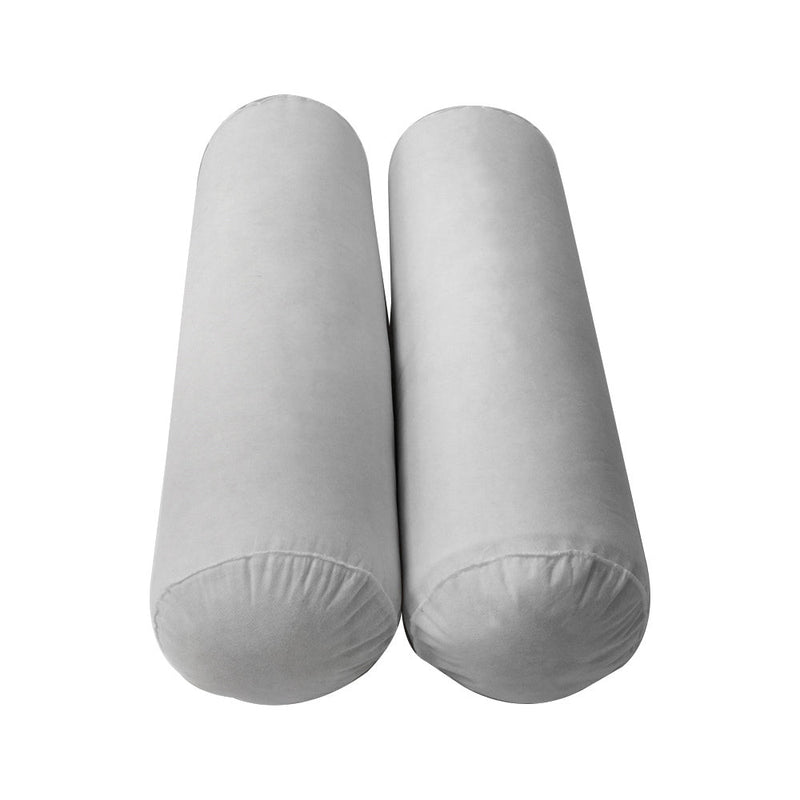 STYLE 4 FULL SIZE Pillow & Bolster Cushion Polyester Fiberfill Inserts for Outdoor Indoor Daybed Porch Swing Bed | INSERT ONLY |