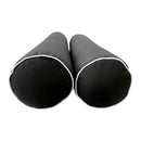 STYLE 4 Pillow & Bolster Cushion for Outdoor Indoor Daybed Porch Swing Bed Queen Size Contrast Trim AD003 | COVERS ONLY |