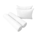 Style4 Twin Size 5PC Pipe Outdoor Daybed Mattress Cushion Bolster Pillow Slip Cover Complete Set AD106