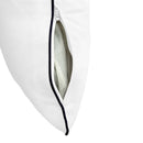 Style4 Twin-XL Size 5PC Contrast Pipe Outdoor Daybed Mattress Cushion Bolster Pillow Slip Cover Complete Set AD106