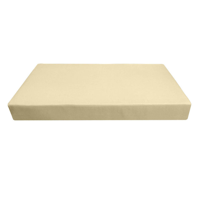 Style5 Queen Size 3PC Knife Edge Outdoor Daybed Mattress Cushion Bolster Pillow Slip Cover COMPLETE SET AD103