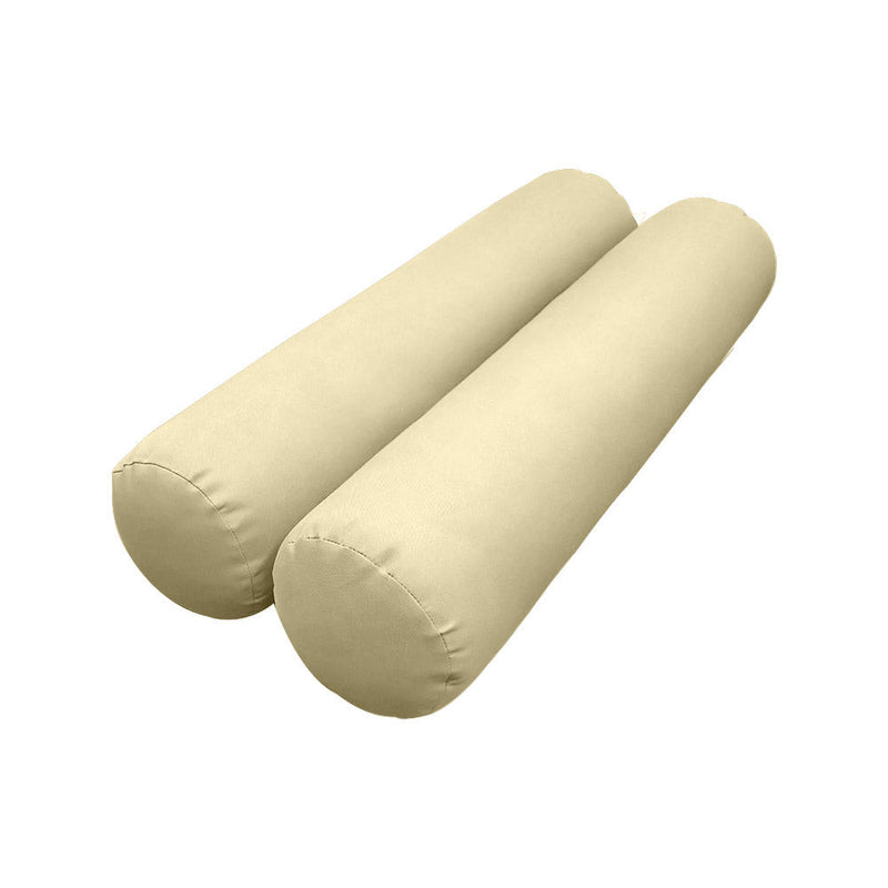 Style5 Queen Size 3PC Knife Edge Outdoor Daybed Mattress Cushion Bolster Pillow Slip Cover COMPLETE SET AD103