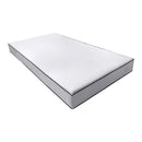 STYLE 6 - Mattress & Pillow Bolster for Outdoor Indoor Daybed Porch Swing Bed Contrast Trim Crib Size AD105 | COVERS ONLY |