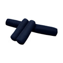 STYLE 6 - Mattress & Pillow Bolster for Outdoor Indoor Daybed Porch Swing Bed Piped Trim Crib Size AD101 | COVERS ONLY |