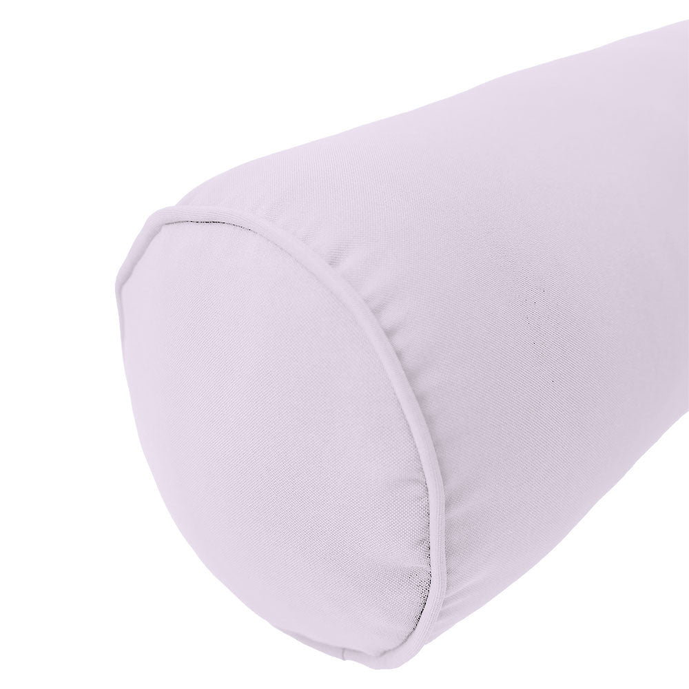STYLE 6 - Mattress & Pillow Bolster for Outdoor Indoor Daybed Porch Swing Bed Piped Trim Crib Size AD107 | COVERS ONLY |