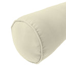 STYLE 6 - Mattress & Pillow Bolster for Outdoor Indoor Daybed Porch Swing Bed Piped Trim Twin Size AD005 | COVERS ONLY |
