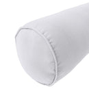 STYLE 6 - Mattress & Pillow Bolster for Outdoor Indoor Daybed Porch Swing Bed Piped Trim Twin Size AD105 | COVERS ONLY |