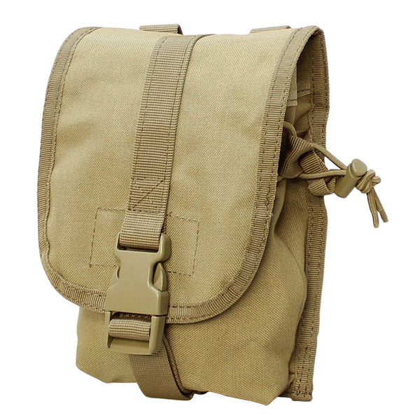 Condor TAN Molle PALS Tactical Small Utility Pouch Storage Tool Nylon Pouches