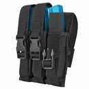 Condor MOLLE Triple Airsoft MP5 Magazine Mag Pouch .22 or 9mm Mag Ammo Flap PAL-BLACK