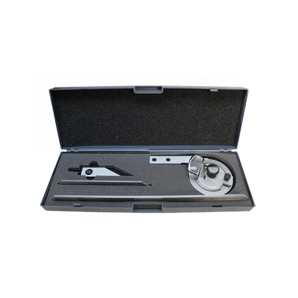 Universal Bevel Protractor with Magnifier 360 Degree Blades