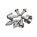 Universal Morse Taper Live Center 2 MT Set Lathe 1500 RPM 7 Interchangeable Pt.