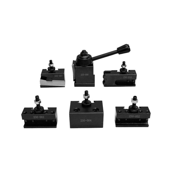 Up To 8" Lathe OXA Wedge Type Quick Change Tool Post Set CNC #000 Knurling Turning Tool