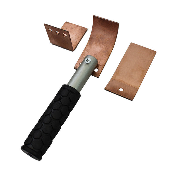 Welding Welder Helper Holder Presser Flat Curve Angle Copper Plate with Handle