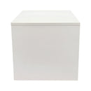 White 18'' x 18'' Knockdown Bases Pedestal Base Box Cube Display Fixture Retail Warehouse