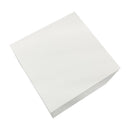 White 18'' x 18'' x 12'' Cube Pedestal Display Knockdown Base Retail Fixture