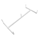 WHITE Gondola Base Floor Stand Display Gridwall Grid Panel Retail Fixture 50" x 25"