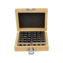 Wooden Case 2 PC 1 2 3 Metal Blocks 23 Holes Milling Drilling Machining Precision Block