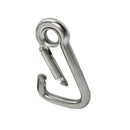3/8" Marine Stainless Steel Carabiner Snap Hook with Eyelet Insert Boating