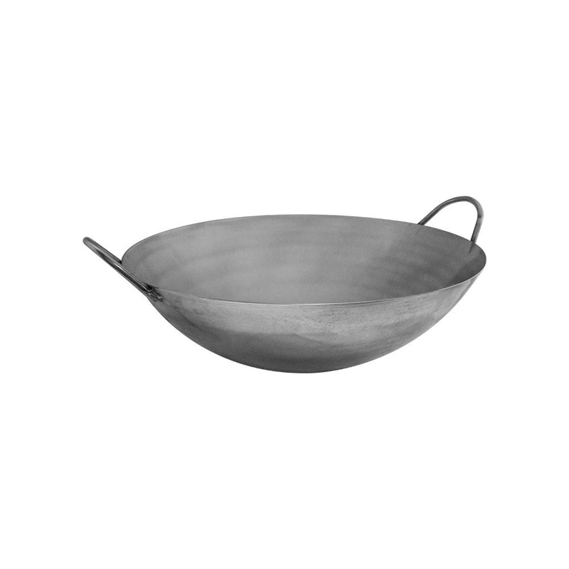 22'' Carbon Steel Wok Pan Gourmet Chef Chinese Traditional Wok Cookware