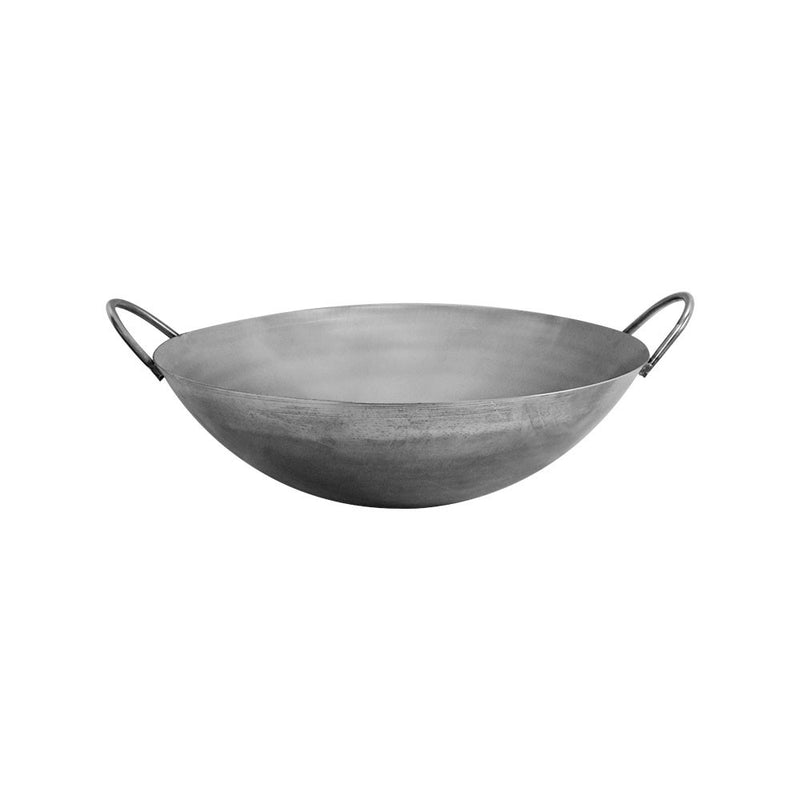 22'' Carbon Steel Wok Pan Gourmet Chef Chinese Traditional Wok Cookware