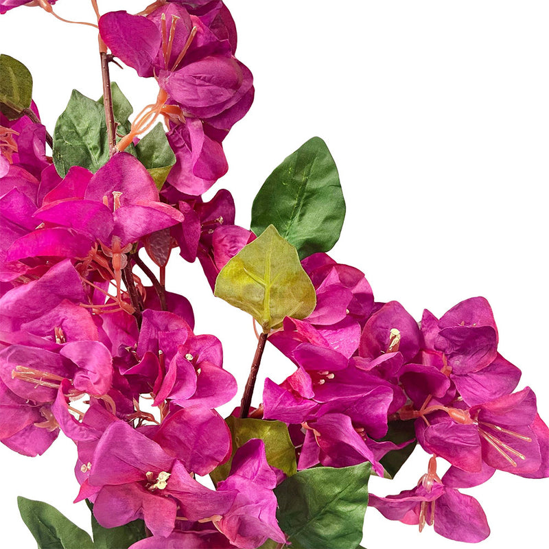 42'' Spring Botanical Artificial Bougainvillea Spray Faux Flower Natural Silk Floral Home Decor