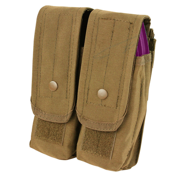 Condor Double 7.62/5.56/.223 Rifle Tactical Modular Magazine Mag Pouch Holster - Coyote