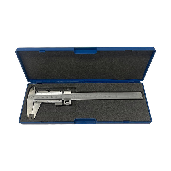 6'' / 150mm Precision Fine Adjustment Vernier Caliper Graduation Hardened SS Steel