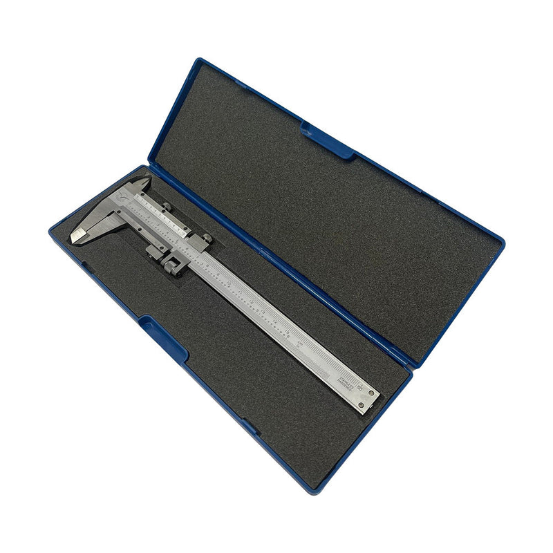 6'' / 150mm Precision Fine Adjustment Vernier Caliper Graduation Hardened SS Steel