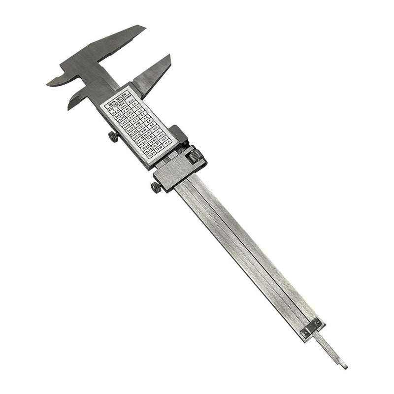 6'' / 150mm Precision Fine Adjustment Vernier Caliper Graduation Hardened SS Steel