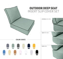 Outdoor lounge chair cushion