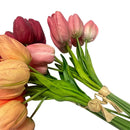 Assorted 15'' Real Touch Tulip Bundle Silk Floral Artificial Foam Tulip Flower Bouquets
