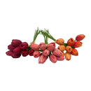 Assorted 15'' Real Touch Tulip Bundle Silk Floral Artificial Foam Tulip Flower Bouquets