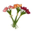 Assorted 15'' Real Touch Tulip Bundle Silk Floral Artificial Foam Tulip Flower Bouquets