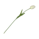 18 Pc Artificial Foam 15" Real Touch White Tulip Bundle Flower Faux Flower Silk Floral