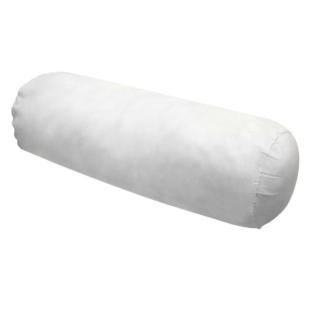 Replacement bolster pillow insert, white cylinder