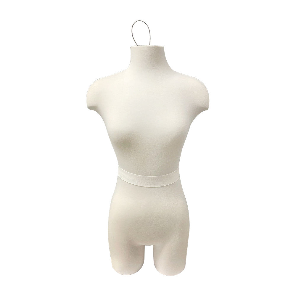 Small Female Torso Form with Half Legs Female Mannequin Torso Dress Form
