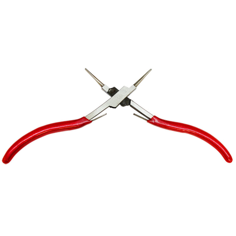 5 Pc Round Nose 5-1/2'' Double Spring Beading Plier Headpin Curling Bending