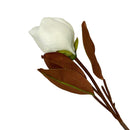 12 Pcs 32" Real Touch Magnolia Stem Artificial Magnolia Flower Silk Floral