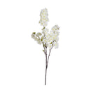 12 Pcs 42'' Botanical Artificial White Cherry Blossom Spray Natural Silk Floral