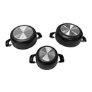 5 Pc Non-Stick Sauce Pot Sauce Pan Frying Pan Cookware Set Kitchen Supply