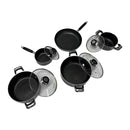 5 Pc Non-Stick Sauce Pot Sauce Pan Frying Pan Cookware Set Kitchen Supply