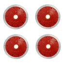 4 Pcs Premium 5"x.375" Sandwhich Diamond TRIPLE Blade 10mm Tuckpoint Cutter Saw