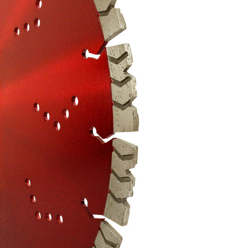 24'' Supreme Arrow Turbo Segmented Diamond Blade 9-5/8'' Cutting Depth 1'' Arbor