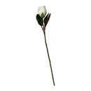 6 Pcs 32" Real Touch Magnolia Stem Artificial Magnolia Flower Silk Floral