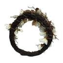 20'' Botanical Artificial Magnolia Wreath Hand Crafted Home Decoration Decor