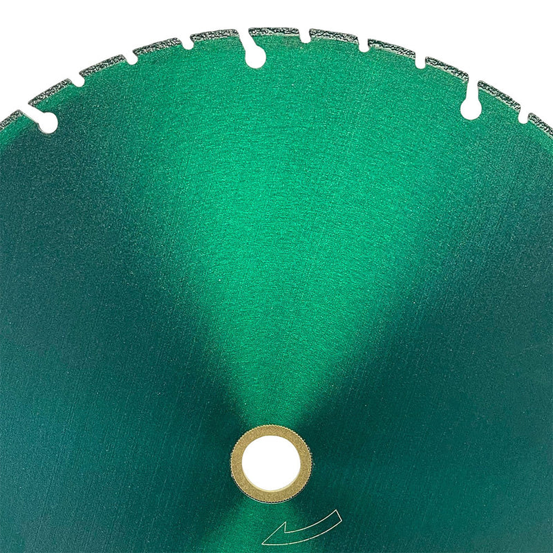 9'' x .060'' x 7/8''-5/8'' Metal Cutting Blade Metallic Green Dry Use Saw Blade