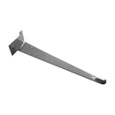 20Pc 10" Chrome Slatwall Glass Shelf Bracket Retail Display Fixture Metal Hanger