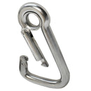 5/16'' Marine Boat Stainless Steel Carabiner Snap Hook w/ Eyelet Insert Boating