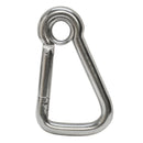 1/4'' Marine Boat Stainless Steel Carabiner Snap Hook w/ Eyelet Insert Boating