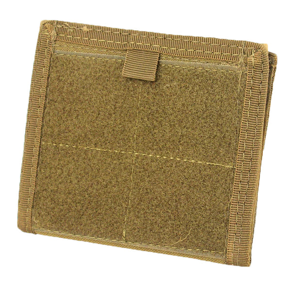 Condor Tactical Zipper Pocket MOLLE PALS Modular Card ID Panel Wallet Pouch - Coyote
